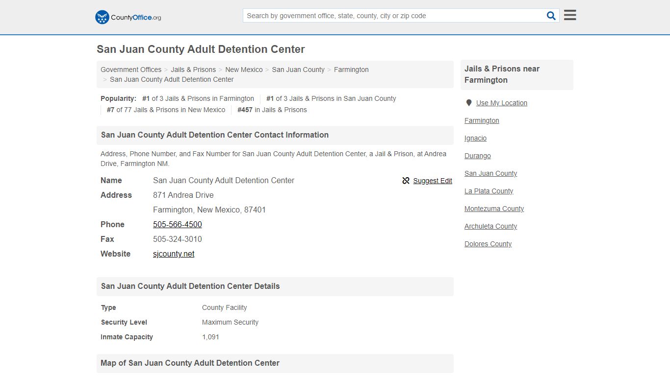 San Juan County Adult Detention Center